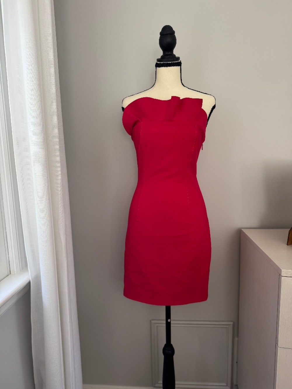 MARCY DRESS IN CAMILLA RED